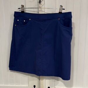 Hearts of Palm pretty blue Skort W/front & back pockets size 12